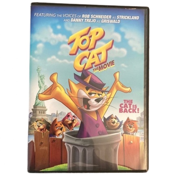 TOP CAT THE MOVIE 🎥 DVD FILM KIDS ANIMATED - Picture 1 of 7